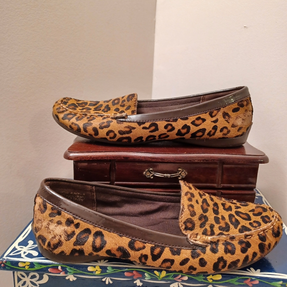 Leopard Print Women's Loafers